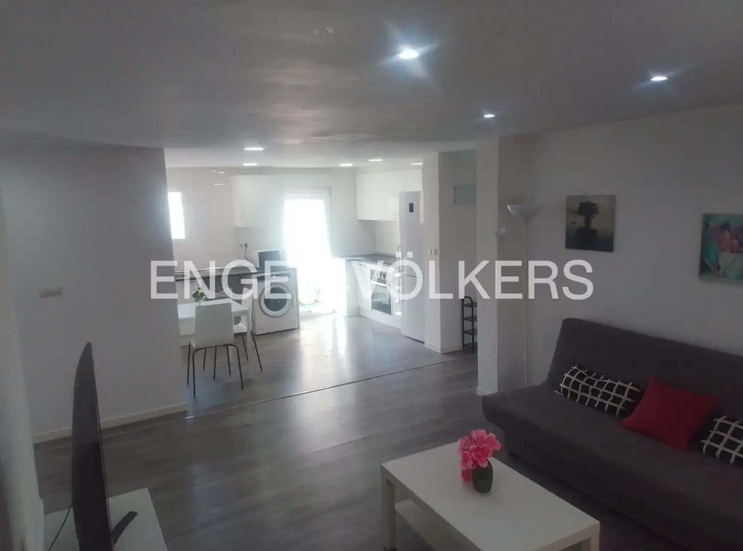 Sala d'estar de Pis de lloguer en Valencia amb Aire condicionat, Calefacció i Parquet