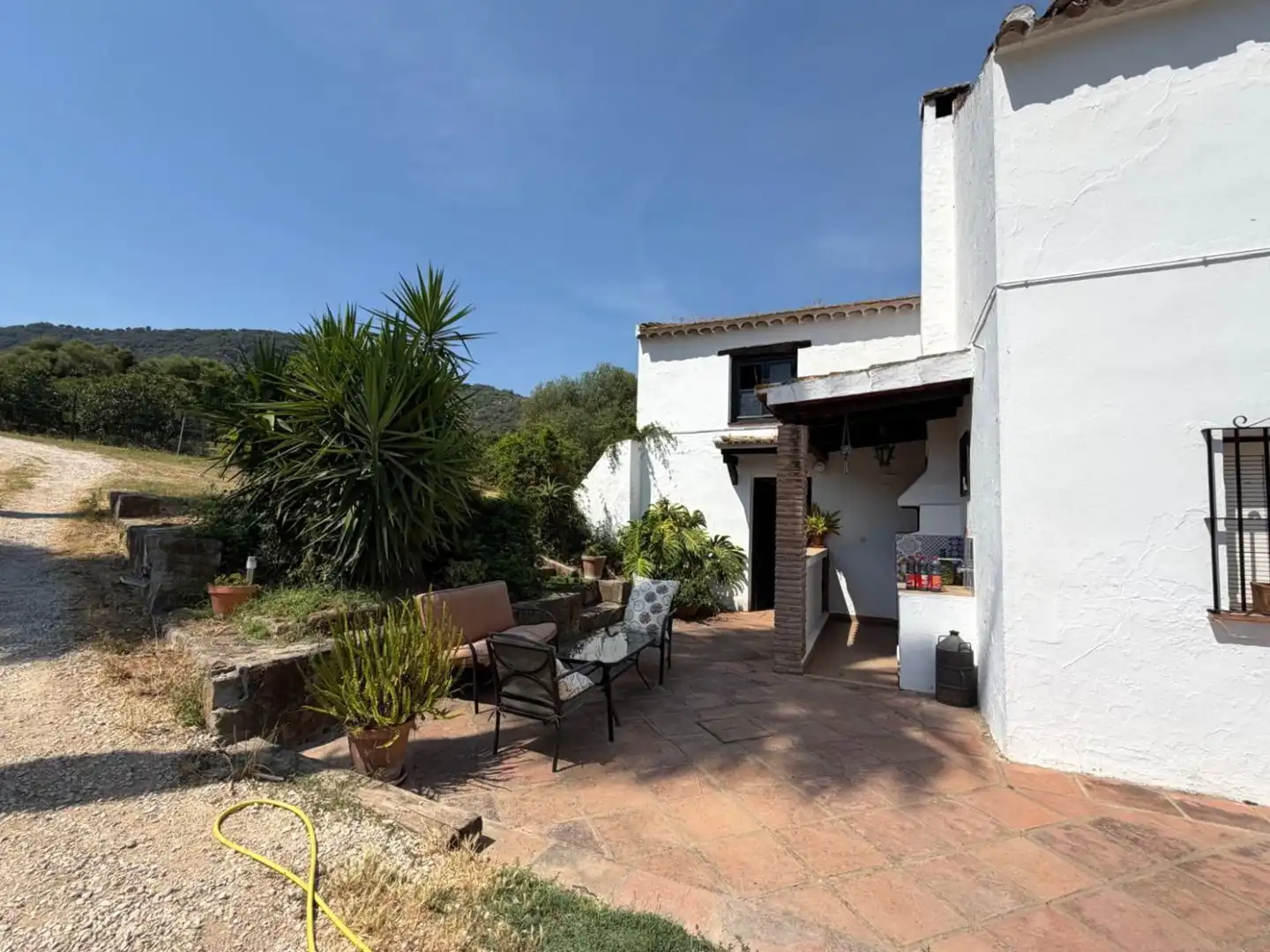 Jardí de Finca rústica en venda en Gaucín amb Jardí privat, Terrassa i Piscina