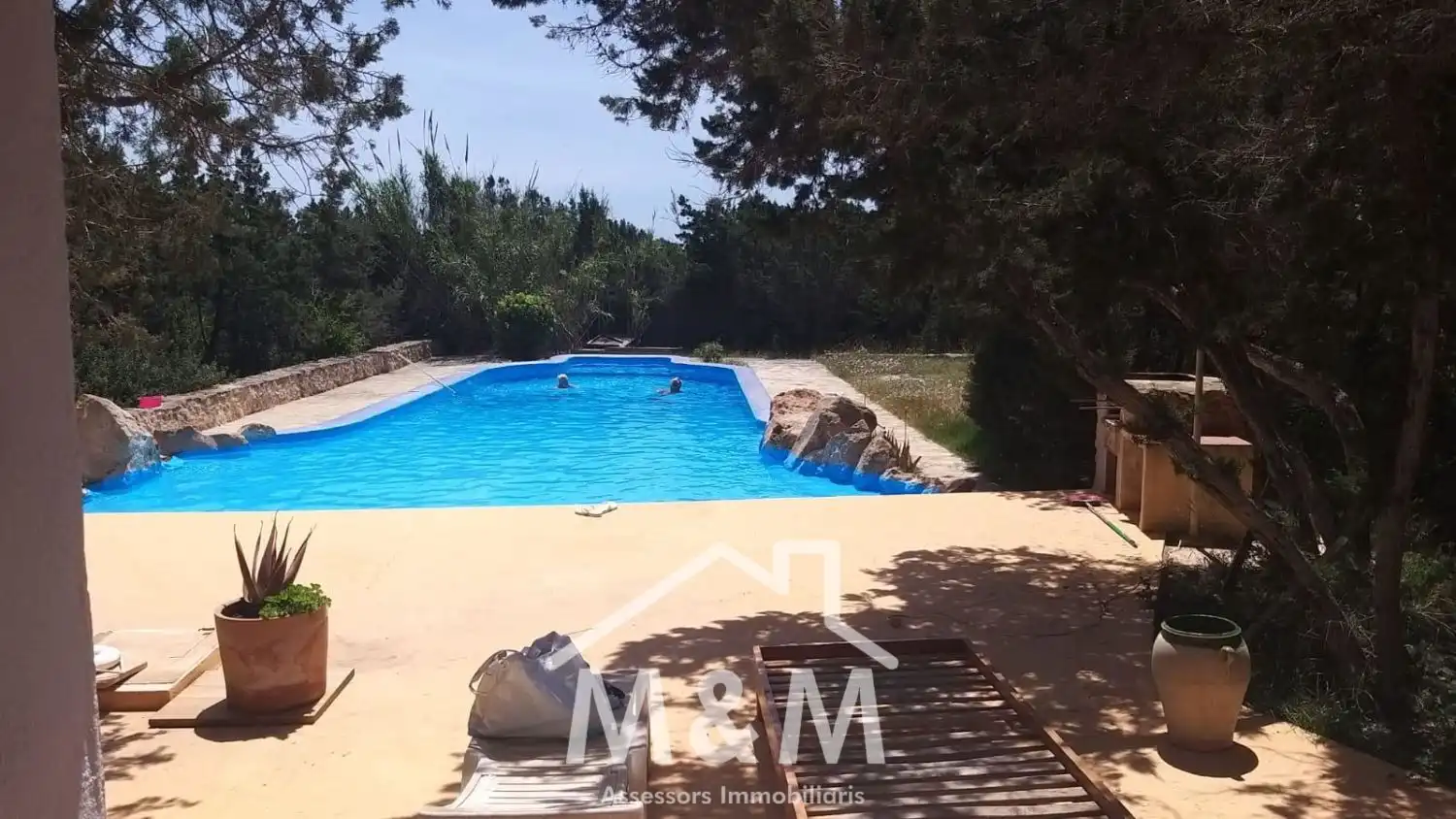 Piscina de Casa o chalet de alquiler en Formentera con Piscina