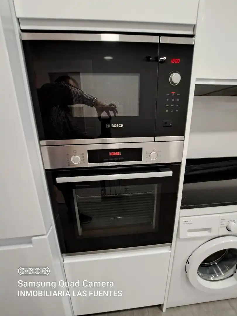 Cocina de Piso de alquiler en Zaragoza con Aire acondicionado, Calefacción y Terraza