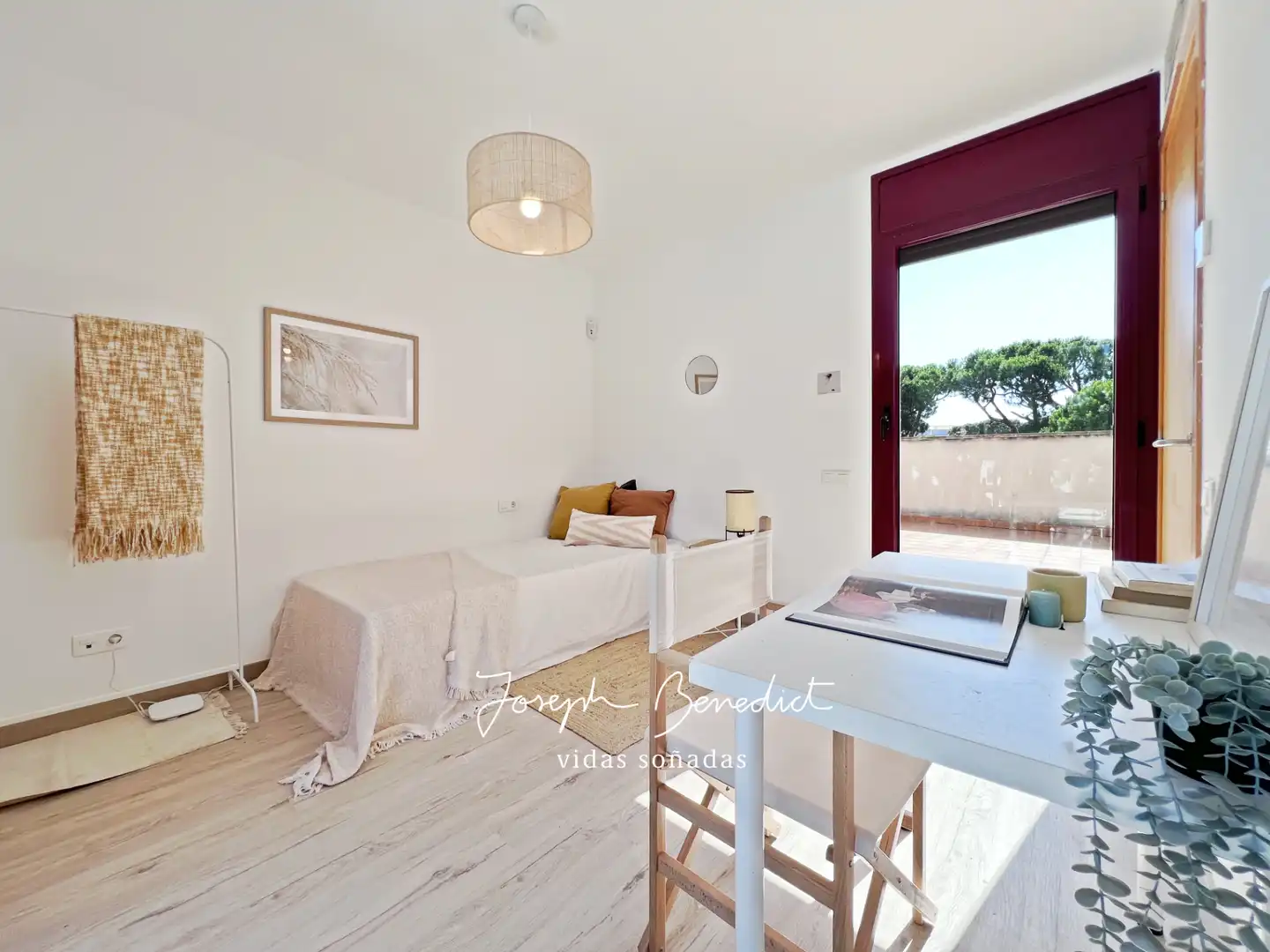 Dormitori de Casa adosada en venda en Castelldefels amb Aire condicionat, Calefacció i Jardí privat