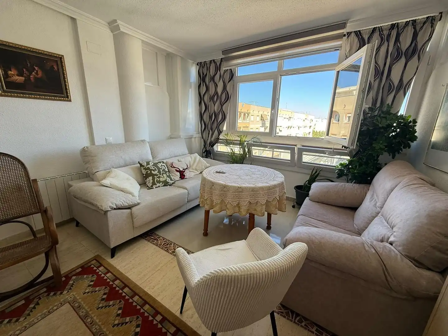 Sala de estar de Piso en venta en Guardamar del Segura con Trastero y Amueblado