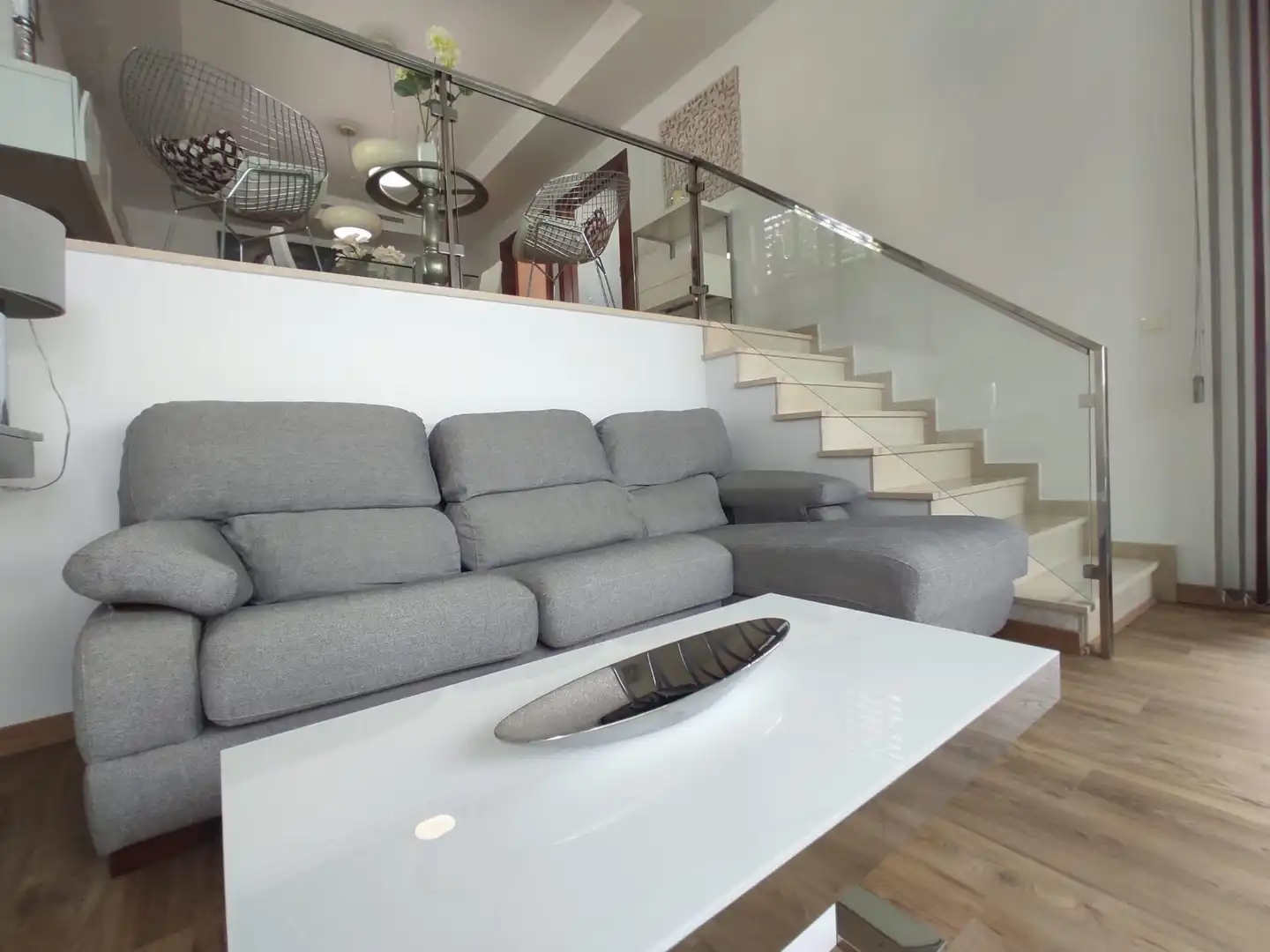 Sala de estar de Casa o chalet de alquiler en Montequinto con Aire acondicionado, Calefacción y Jardín privado