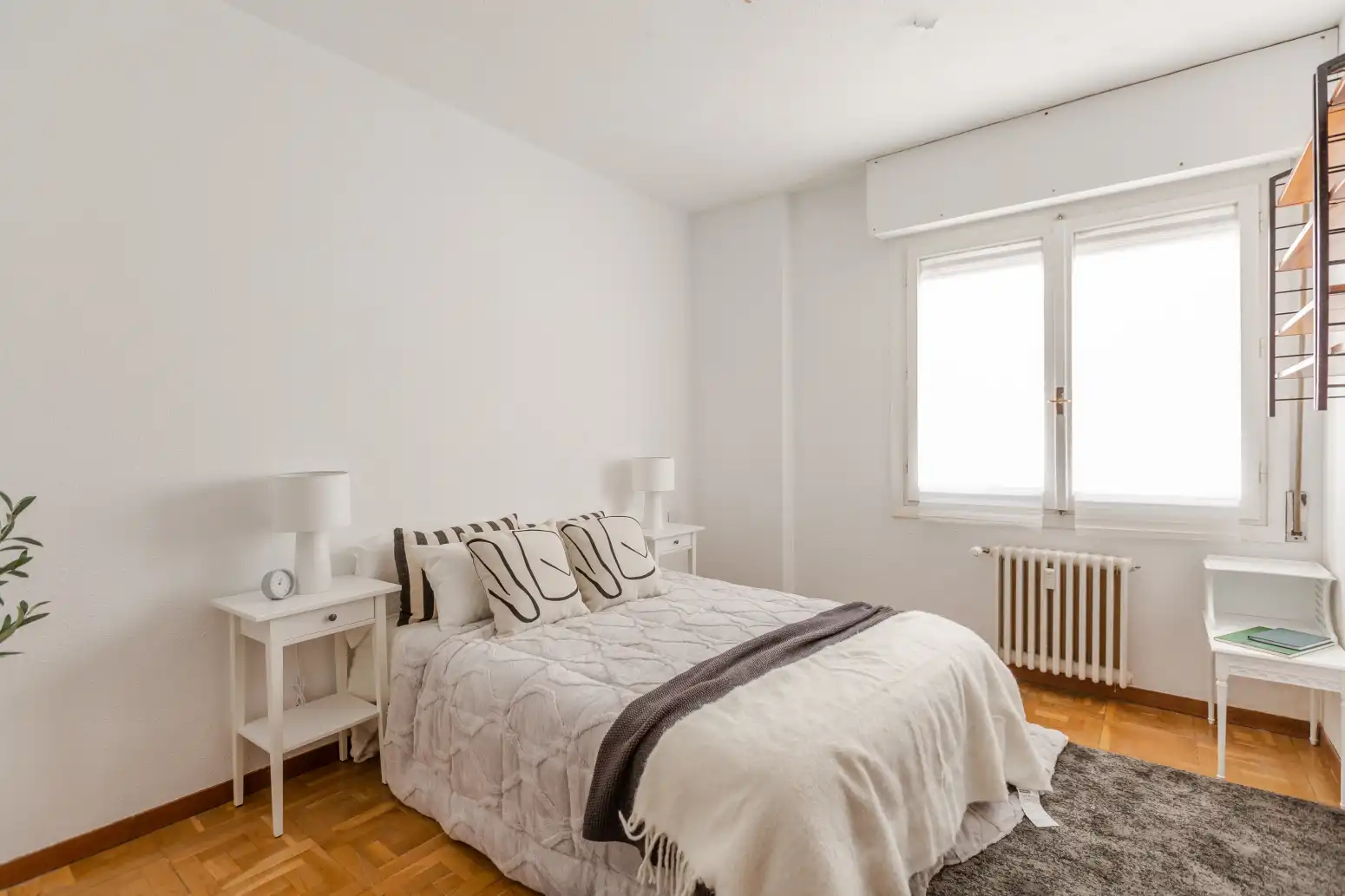 Bedroom of Attic for sale in  Pamplona / Iruña  with Parquet flooring, Terrace and Balcony