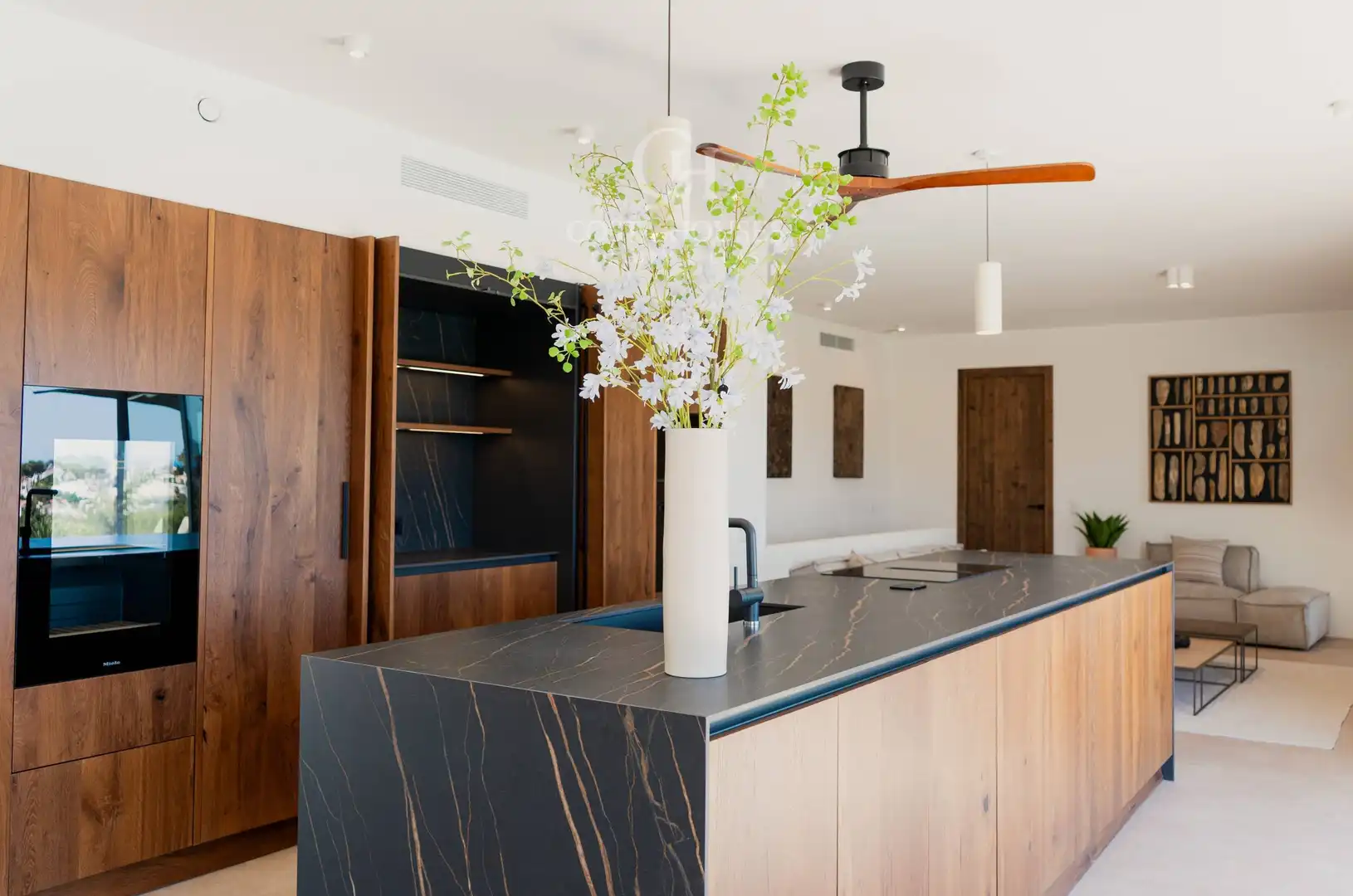 Cocina de Casa o chalet en venta en Benissa con Aire acondicionado, Calefacción y Jardín privado