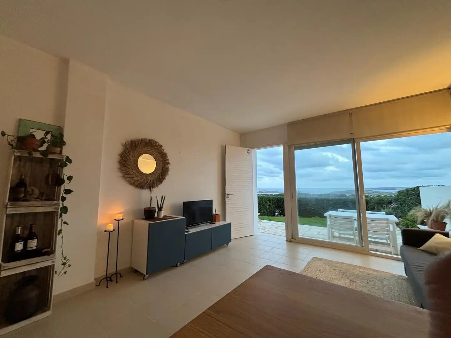 Sala d'estar de Apartament en venda en Es Mercadal amb Aire condicionat, Calefacció i Jardí privat
