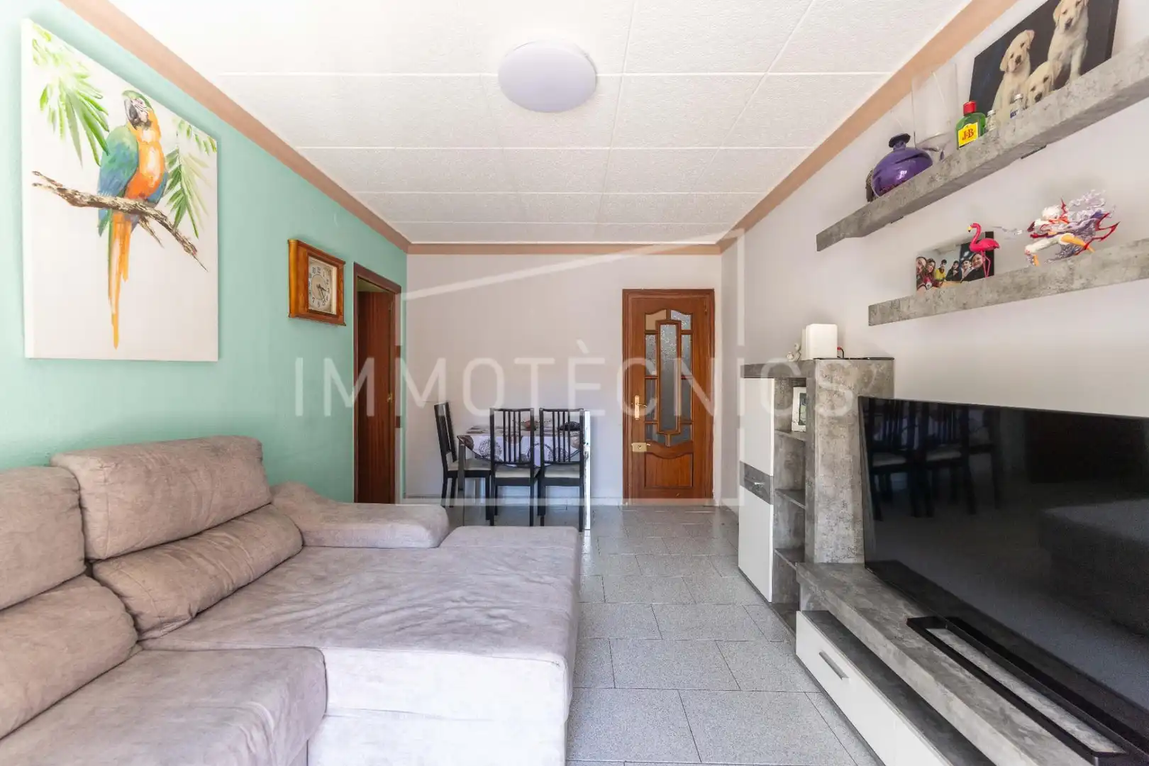 Wohnzimmer von Wohnung zum Verkauf in Granollers mit Balkon