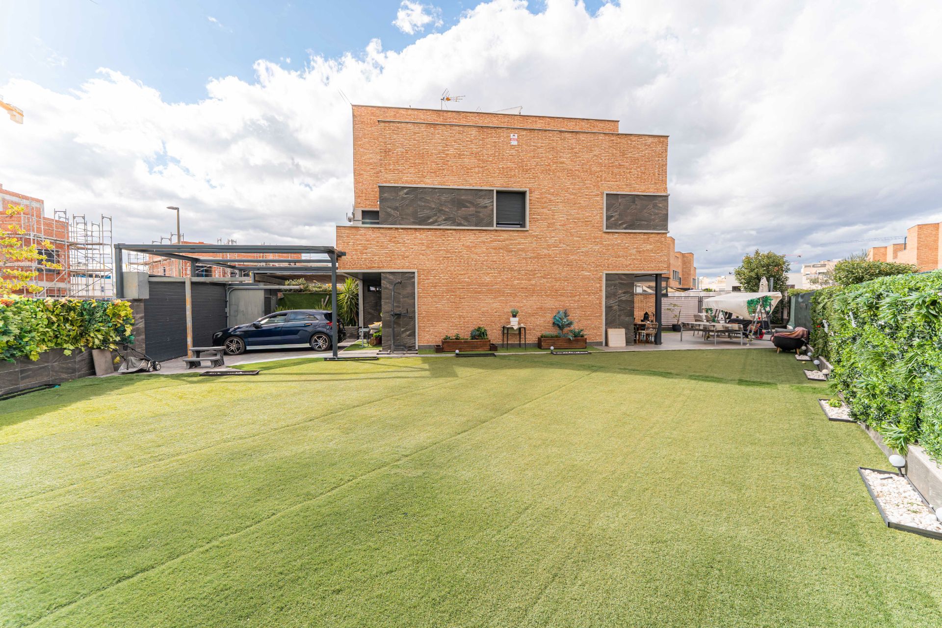 Exterior view of House or chalet for sale in Móstoles  with Heating, Private garden and Terrace