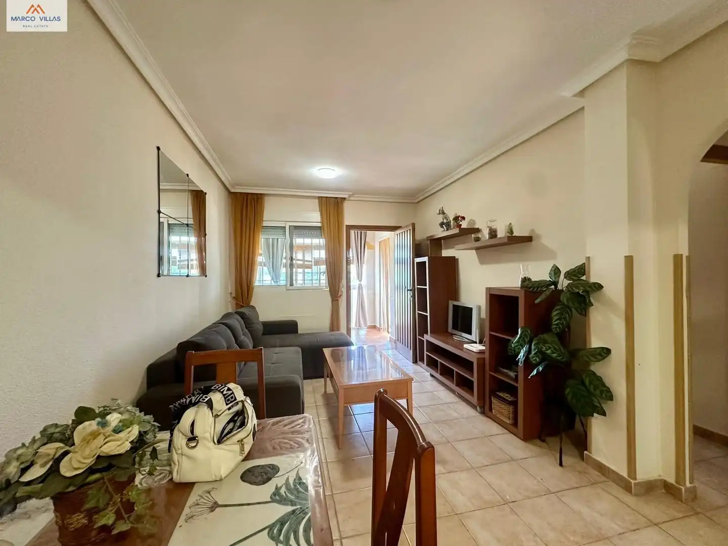 Living room of Houses for sale in Guardamar del Segura  with Air Conditioner, Terrace and Furnished