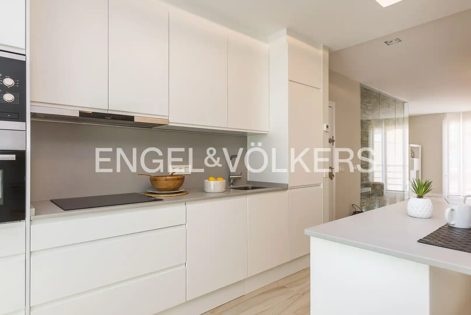 Küche von Wohnung zur Miete in Madrid mit Klimaanlage, Heizung und Möbliert