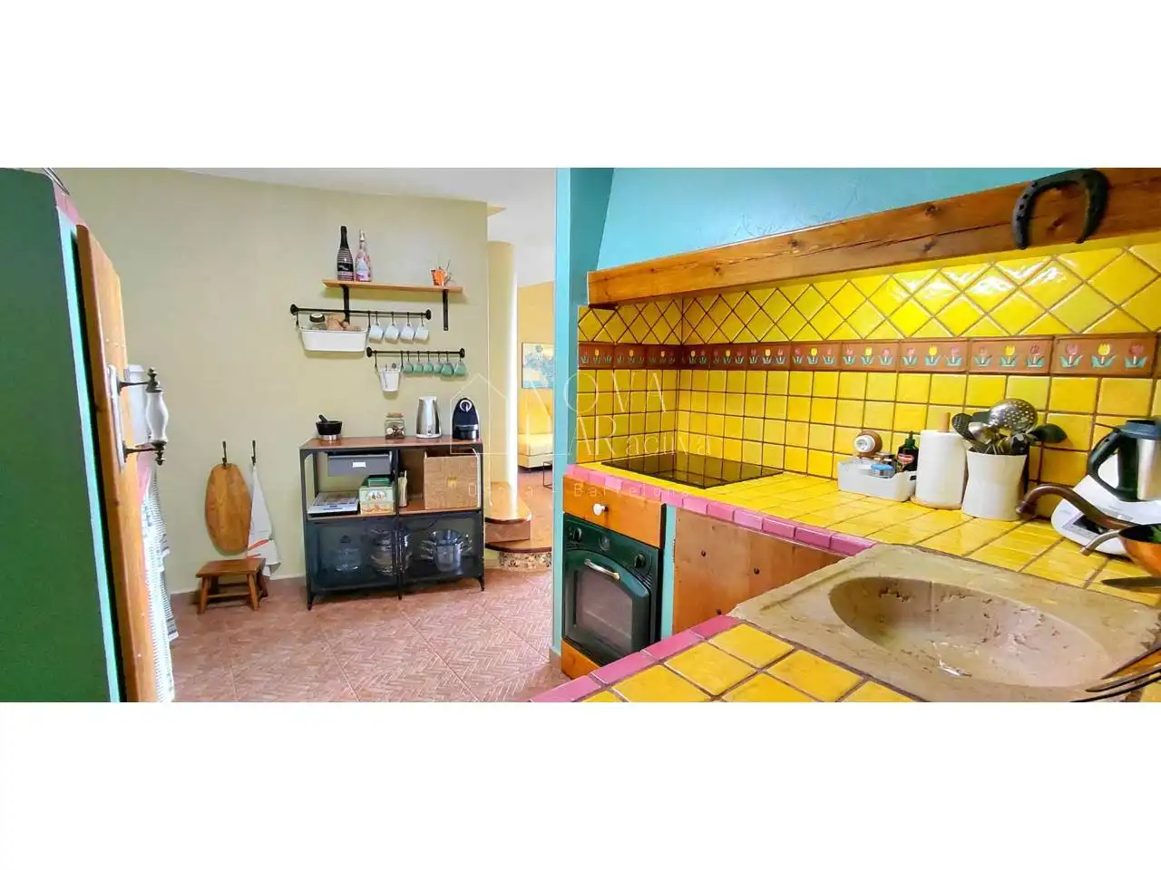 Cuina de Casa o xalet en venda en L'Ametlla del Vallès amb Calefacció i Jardí privat