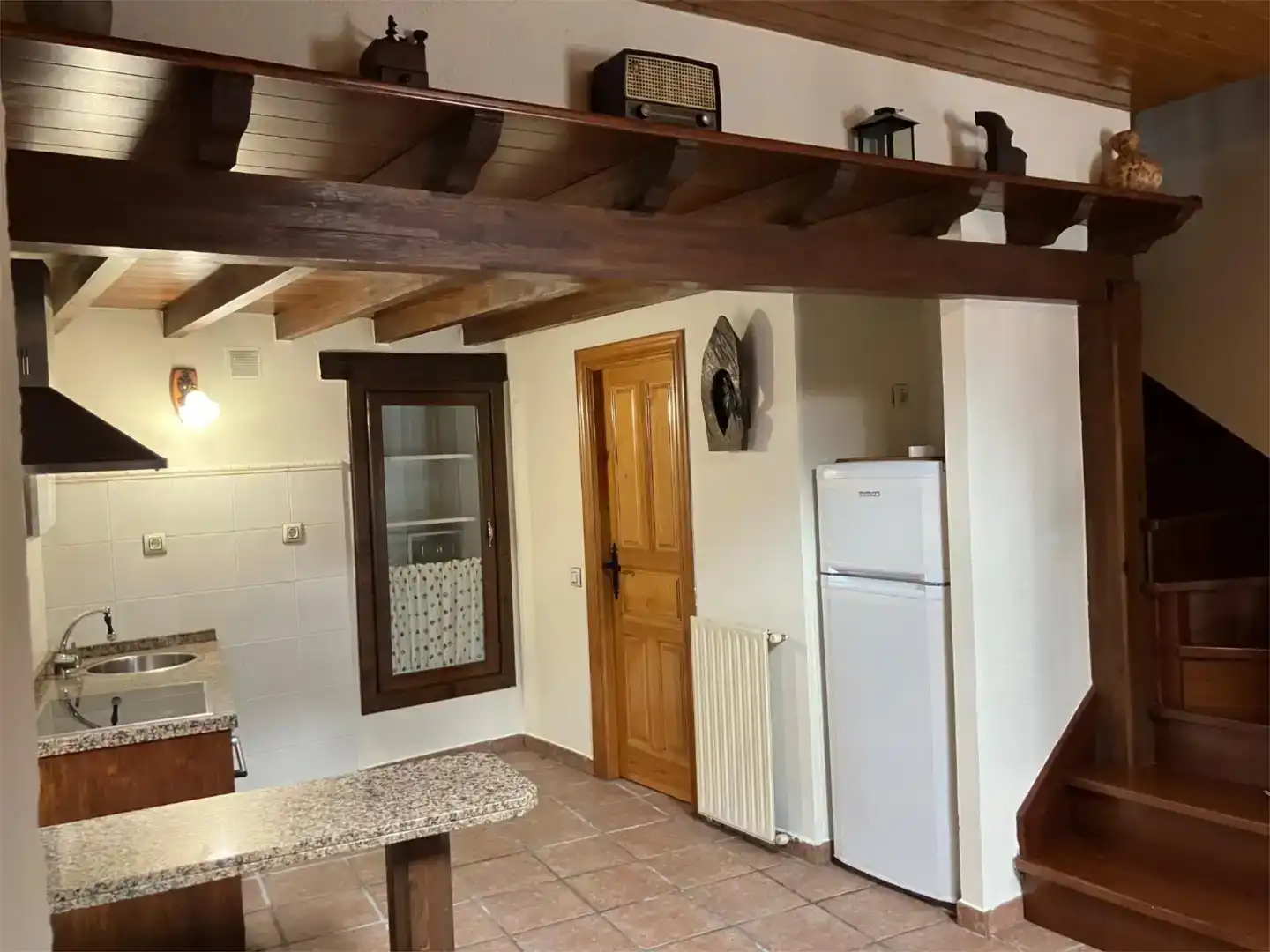 Küche von Wohnung zur Miete in Teverga mit Möbliert und Balkon