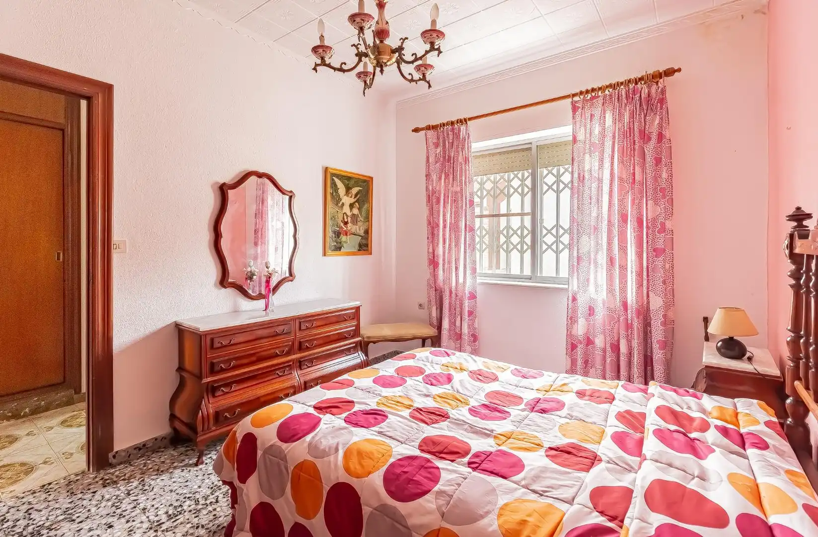 Schlafzimmer von Einfamilien-Reihenhaus zum Verkauf in Cartagena mit Privatgarten, Abstellraum und Balkon