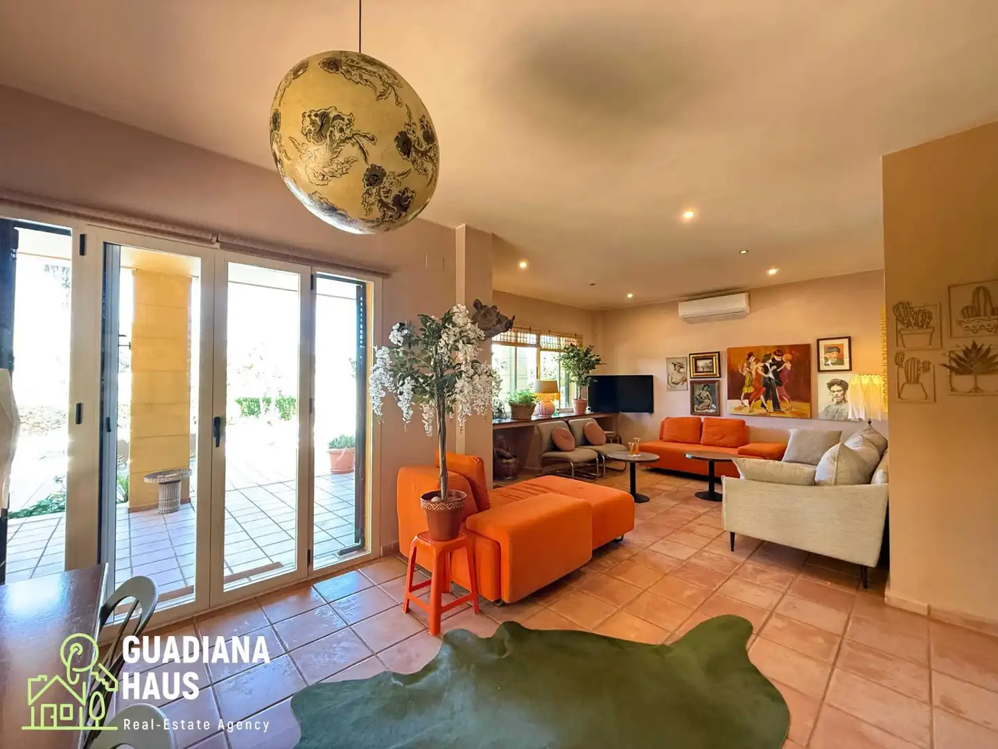 Living room of Houses for sale in Ayamonte  with Air Conditioner, Private garden and Terrace
