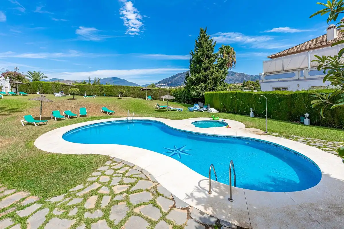 Garden of Flat for rent in Marbella  with Air Conditioner, Heating and Terrace
