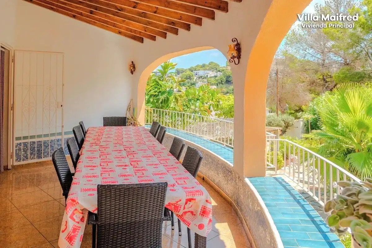 Terrace of Houses for rent in Benissa  with Air Conditioner, Terrace and Swimming Pool