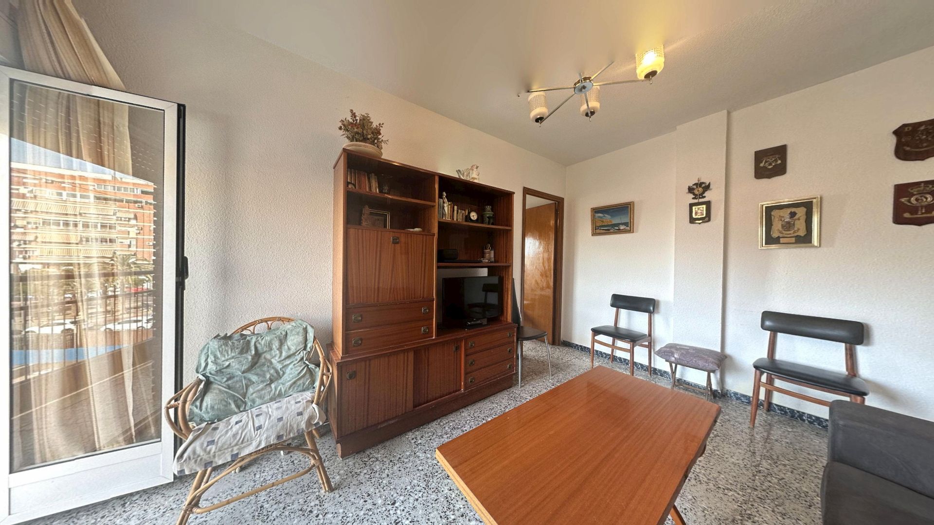 Sala d'estar de Pis en venda en Alicante / Alacant amb Moblat