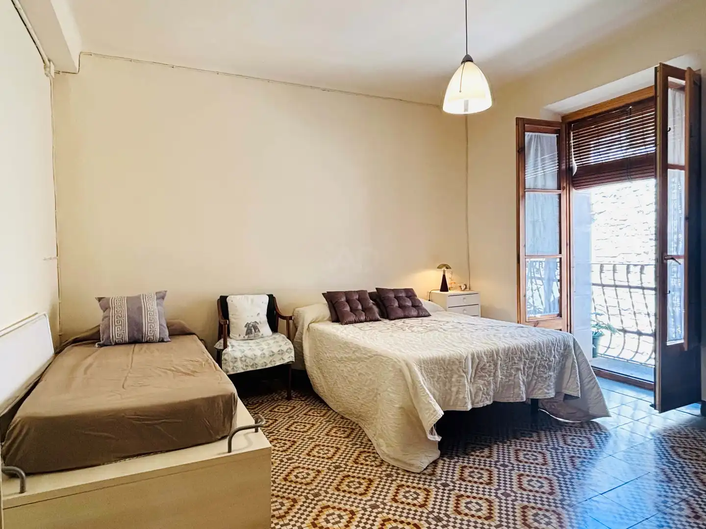 Schlafzimmer von Einfamilien-Reihenhaus zum Verkauf in Cervià de Les Garrigues mit Heizung und Terrasse