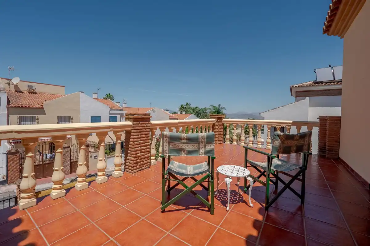 Terraza de Casa o chalet en venta en Alhaurín El Grande con Aire acondicionado, Calefacción y Jardín privado