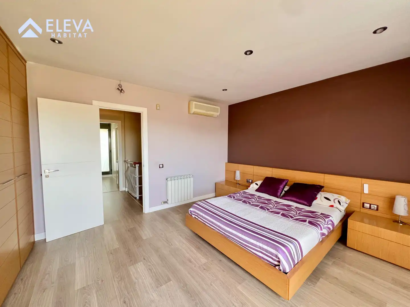 Dormitori de Casa adosada en venda en Lleida amb Aire condicionat, Parquet i Terrassa