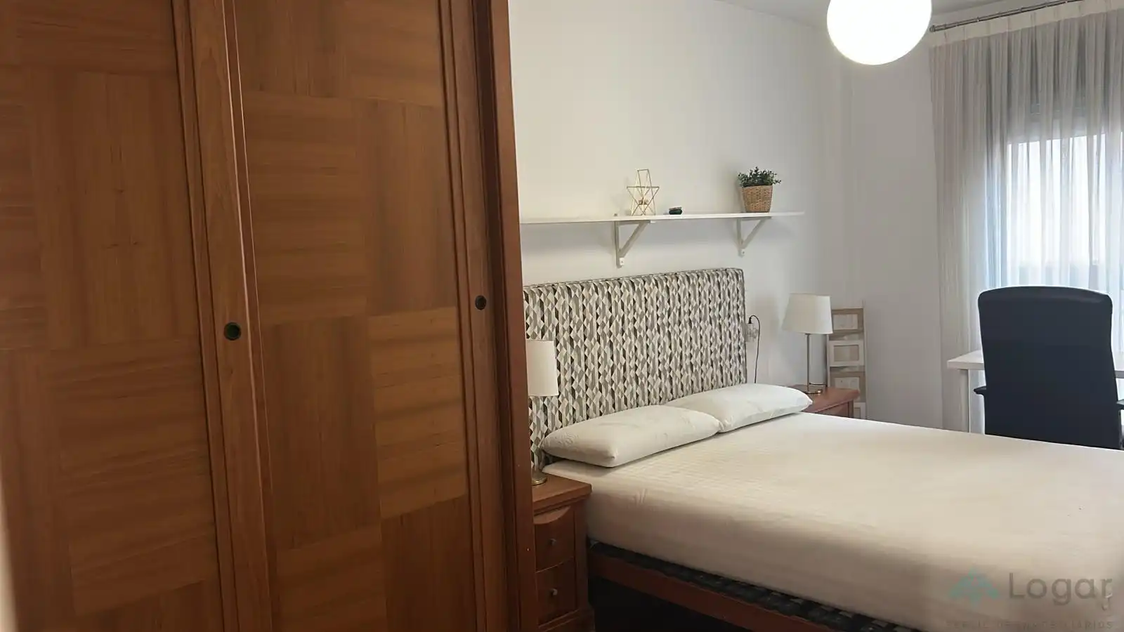 Bedroom of Flat for rent in Murcia  with Air Conditioner, Heating and Furnished