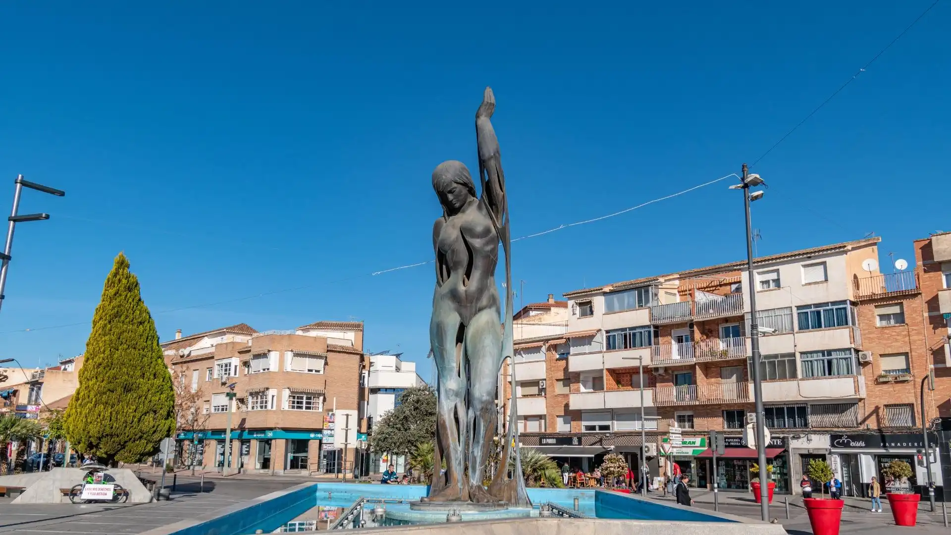 Exterior view of Flat for sale in Armilla  with Air Conditioner, Terrace and Balcony