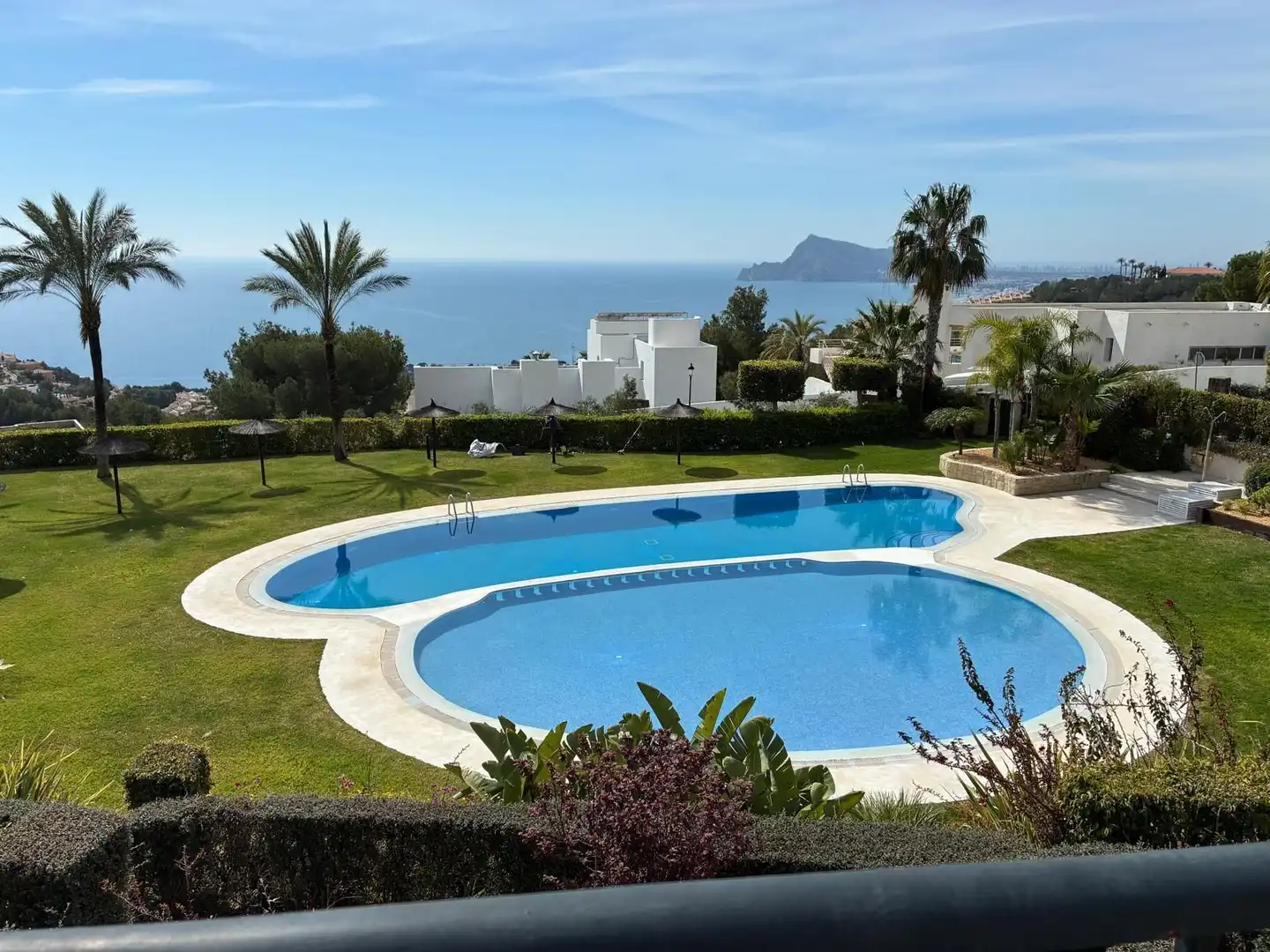 Schwimmbecken von Dachboden zum Verkauf in Altea mit Klimaanlage, Heizung und Möbliert