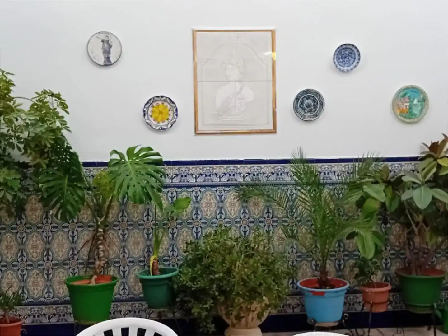 Jardí de Casa adosada en venda en Bujalance amb Aire condicionat, Piscina i Balcó