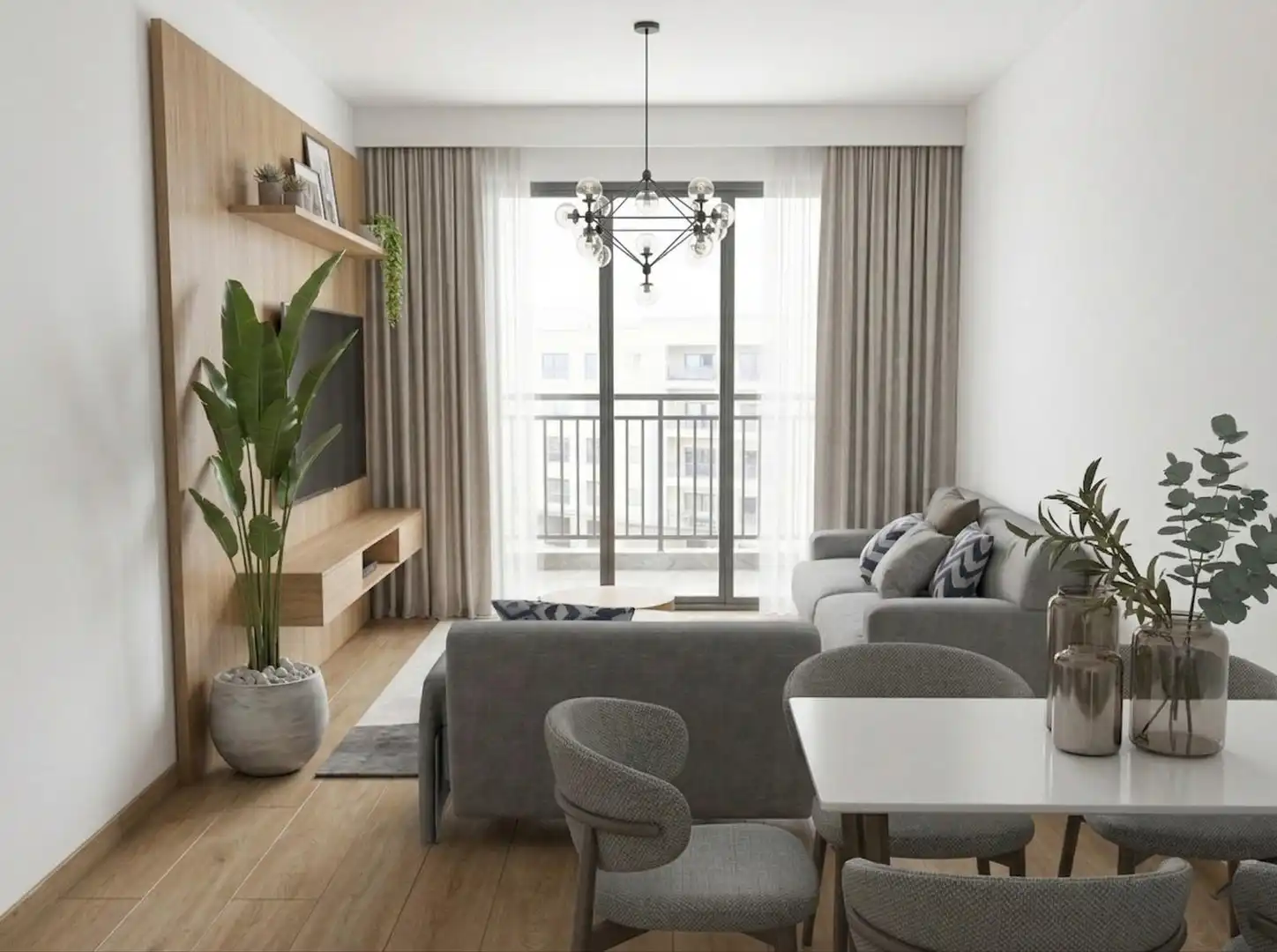 Sala d'estar de Àtic en venda en Murcia amb Aire condicionat, Jardí privat i Terrassa