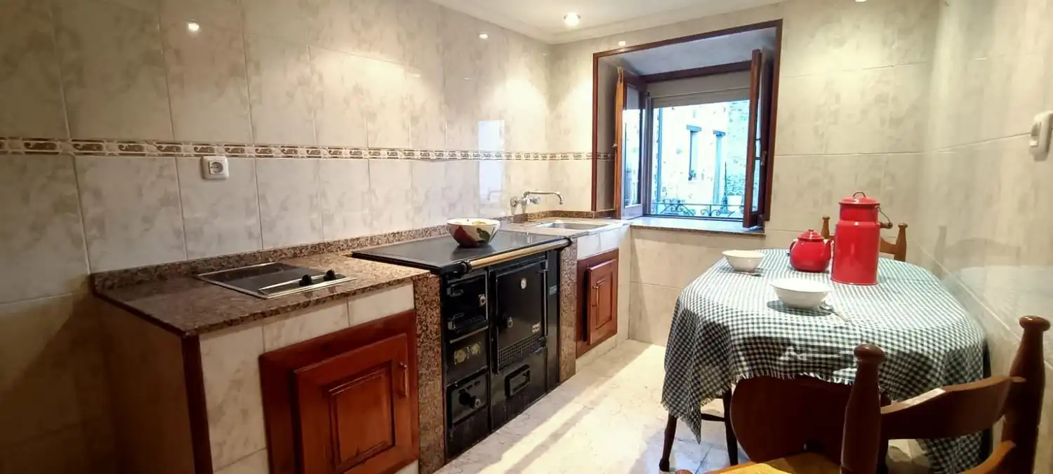 Kitchen of Houses for sale in Siero  with Storage room and Swimming Pool