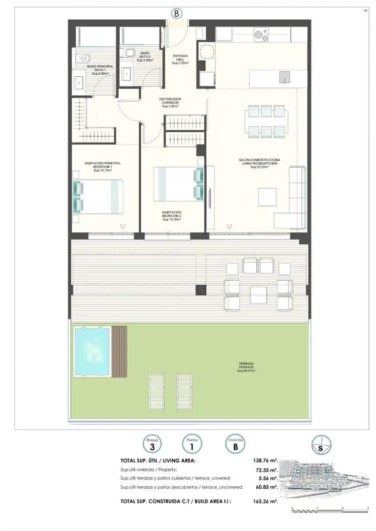 Apartamento en venta en Finestrat con Aire acondicionado, Terraza y Trastero