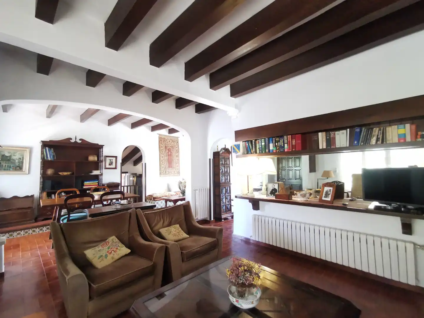 Sala d'estar de Finca rústica en venda en Sant Lluís amb Aire condicionat, Calefacció i Jardí privat
