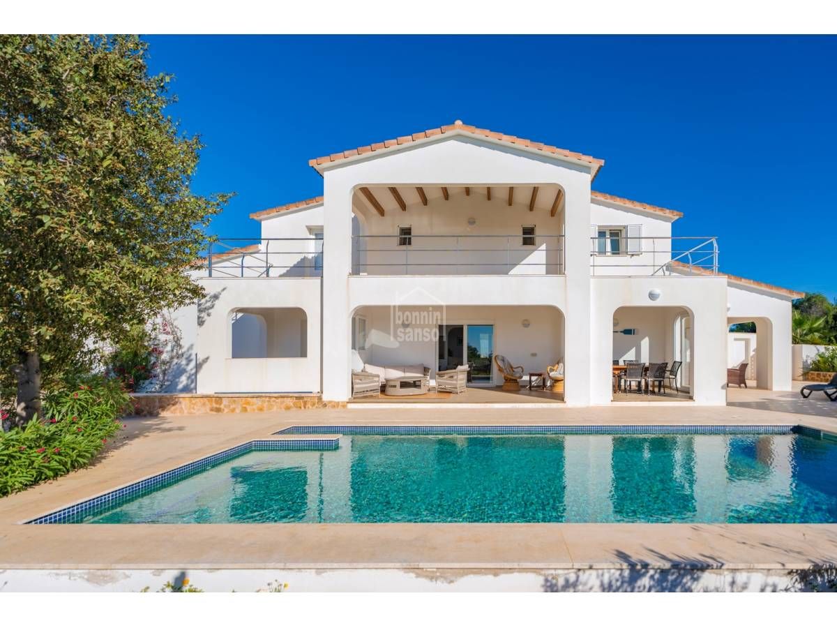 Exterior view of House or chalet for sale in Sant Lluís  with Heating, Private garden and Terrace