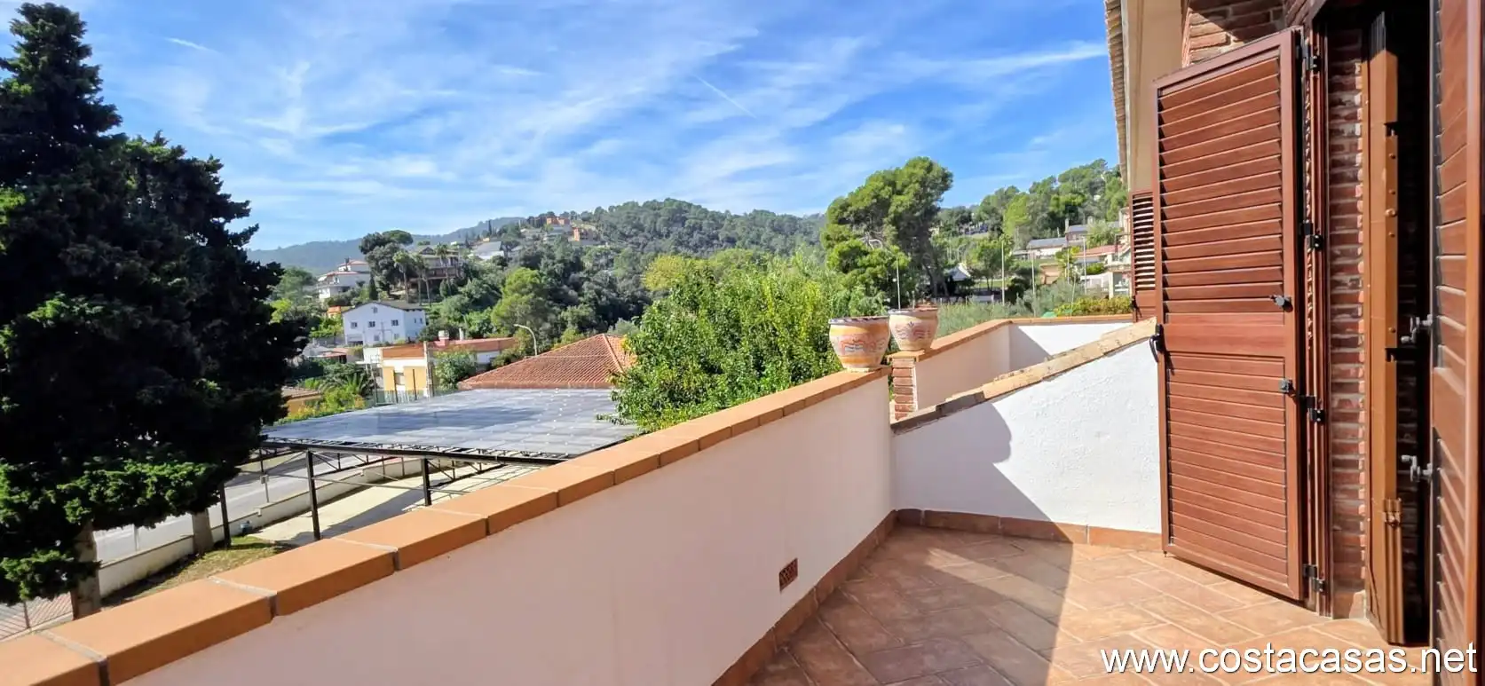 Terraza de Casa o chalet en venta en Castellví de Rosanes con Calefacción, Jardín privado y Terraza