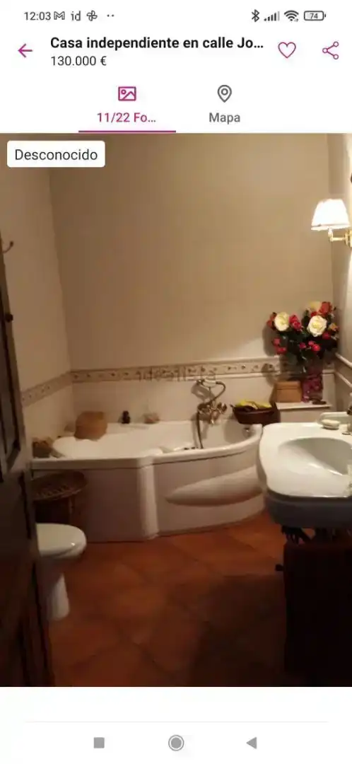 Baño de Casa o chalet en venta en Almendral con Jardín privado, Trastero y Horno