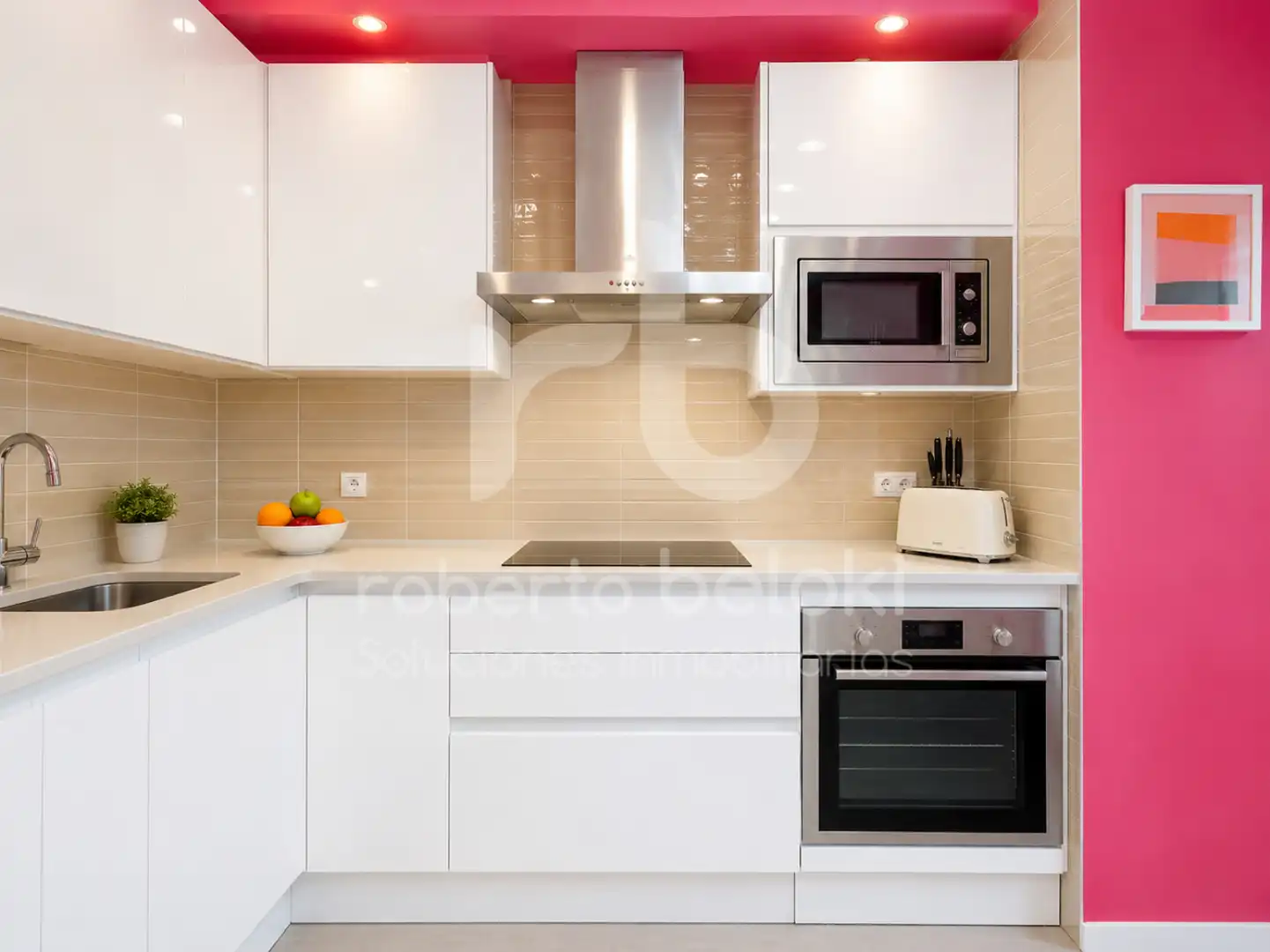 Cocina de Piso en venta en Donostia - San Sebastián  con Calefacción, Terraza y Balcón