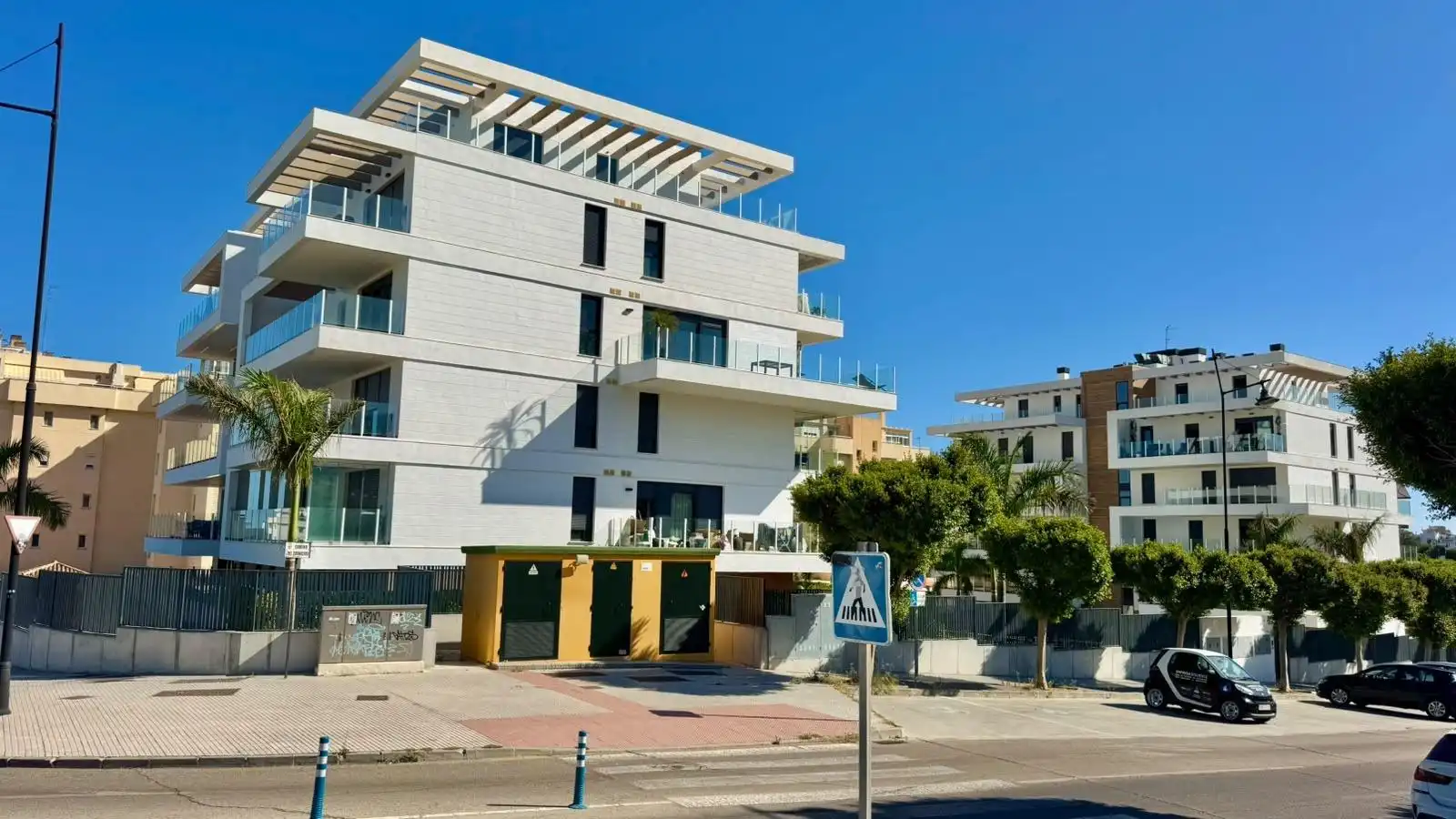 Vista exterior de Apartamento de alquiler en Torremolinos con Aire acondicionado, Calefacción y Jardín privado