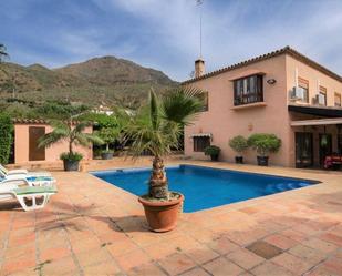 Exterior view of Country house for sale in Estepona  with Air Conditioner, Terrace and Swimming Pool