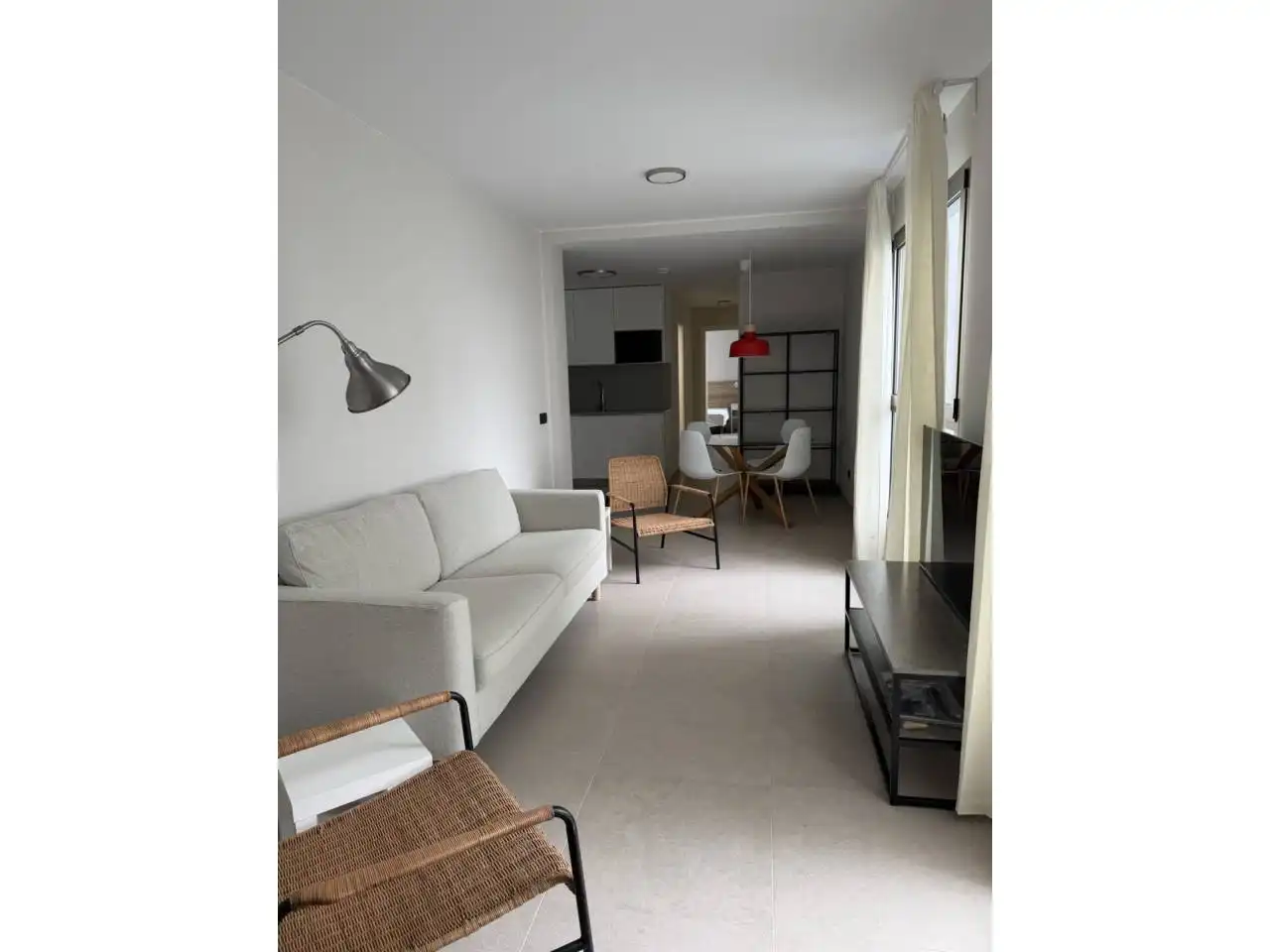 Sala de estar de Piso de alquiler en Las Palmas de Gran Canaria con Trastero, Amueblado y Alarma