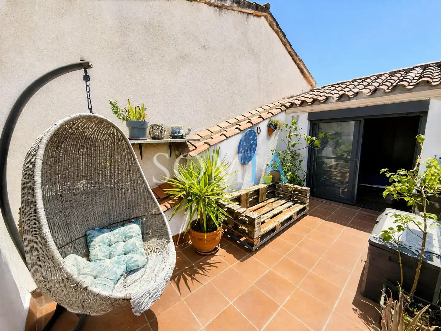 Terrassa de Dúplex en venda en Sant Celoni amb Calefacció, Jardí privat i Parquet