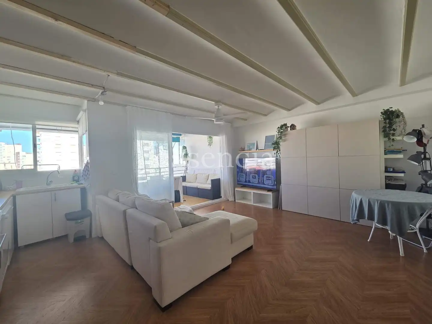 Sala d'estar de Apartament en venda en Gandia amb Jardí privat, Terrassa i Balcó