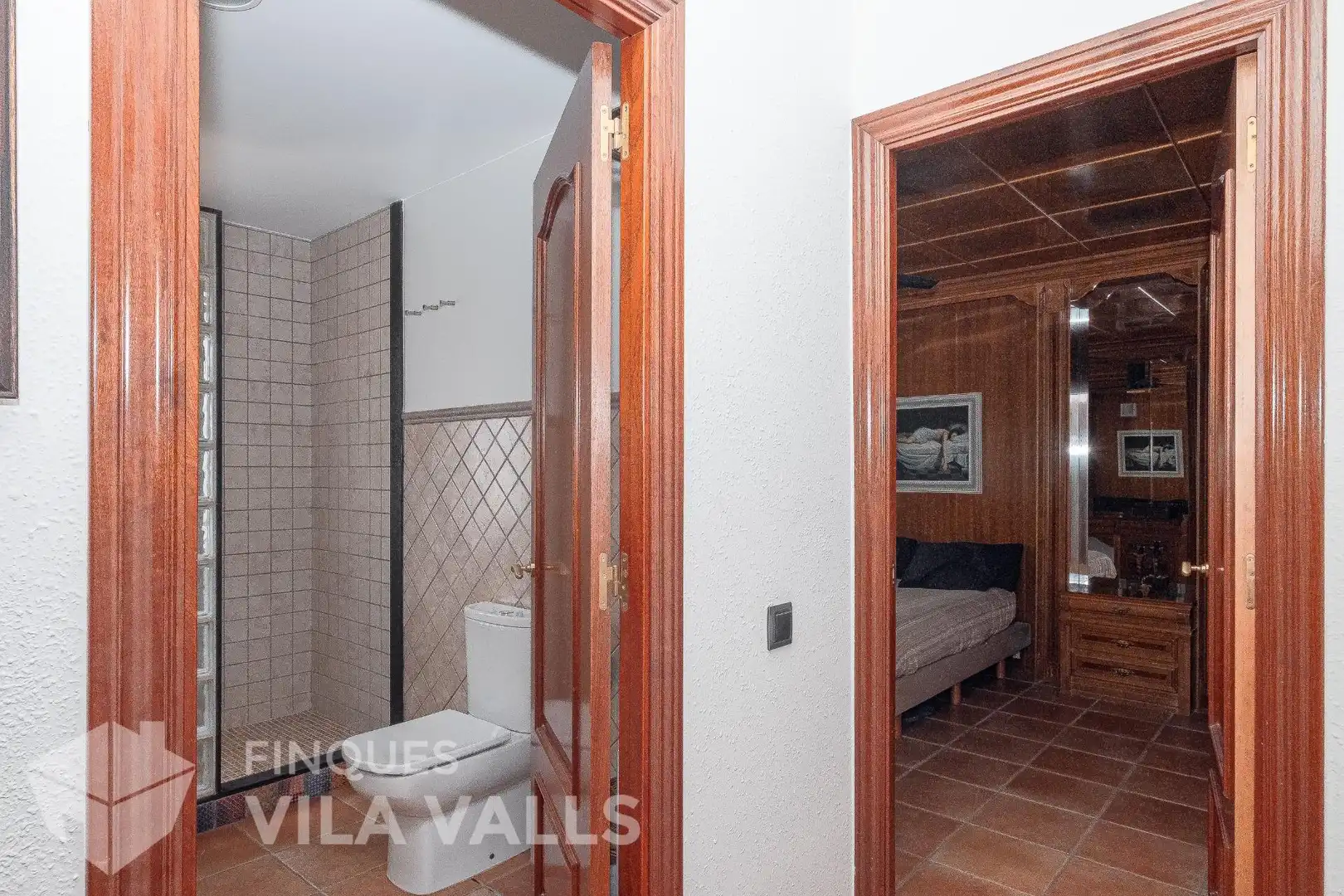 Dormitori de Casa o xalet en venda en Caldes de Montbui amb Calefacció, Jardí privat i Terrassa