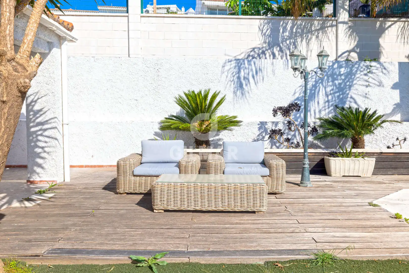 Terrassa de Casa o xalet en venda en Estepona amb Calefacció, Jardí privat i Piscina