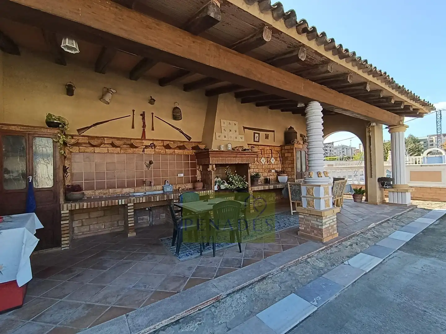 Terrassa de Casa o xalet en venda en Ontinyent amb Aire condicionat, Jardí privat i Terrassa