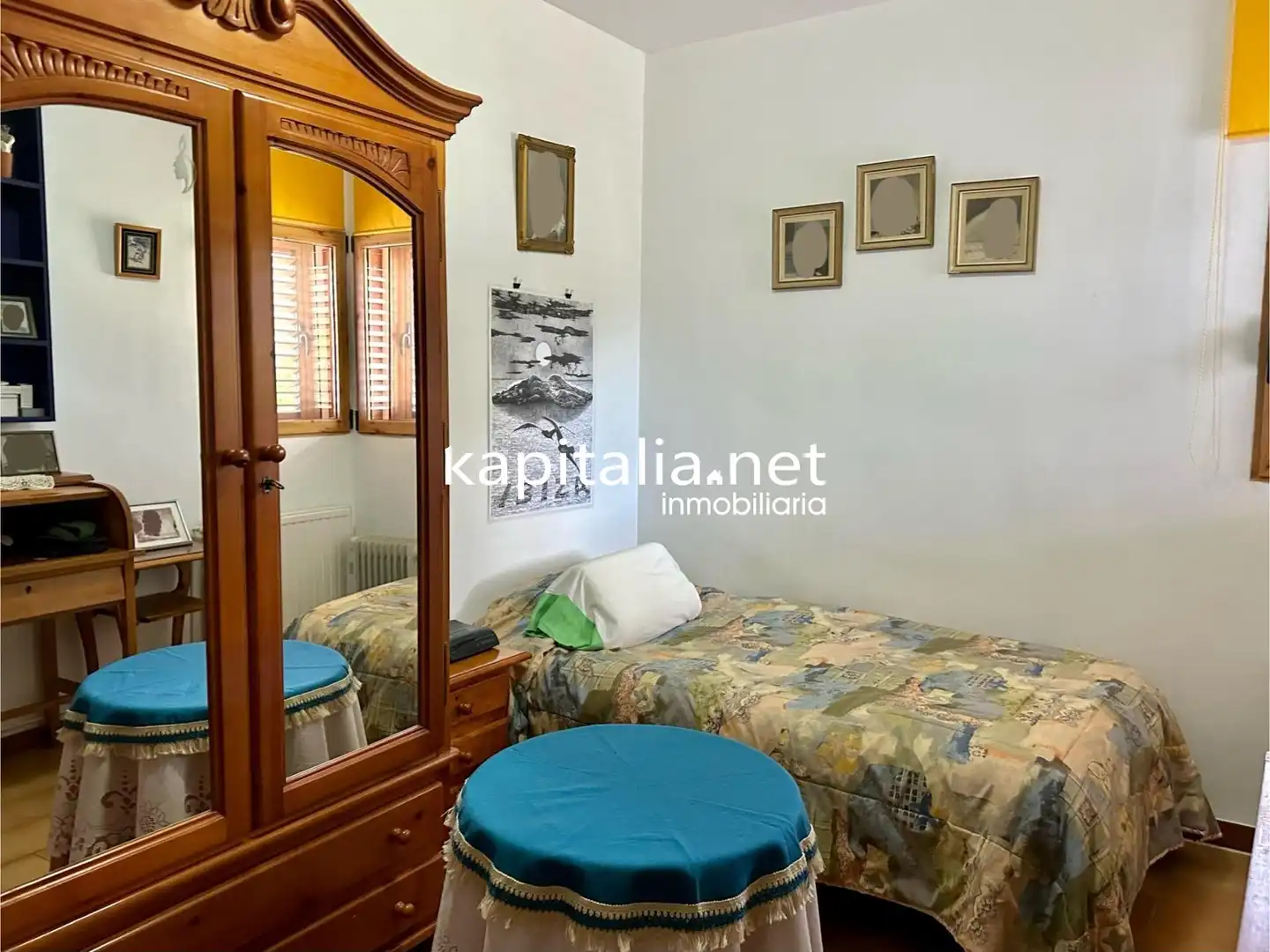 Bedroom of Houses for sale in Alcoy / Alcoi  with Air Conditioner, Private garden and Terrace