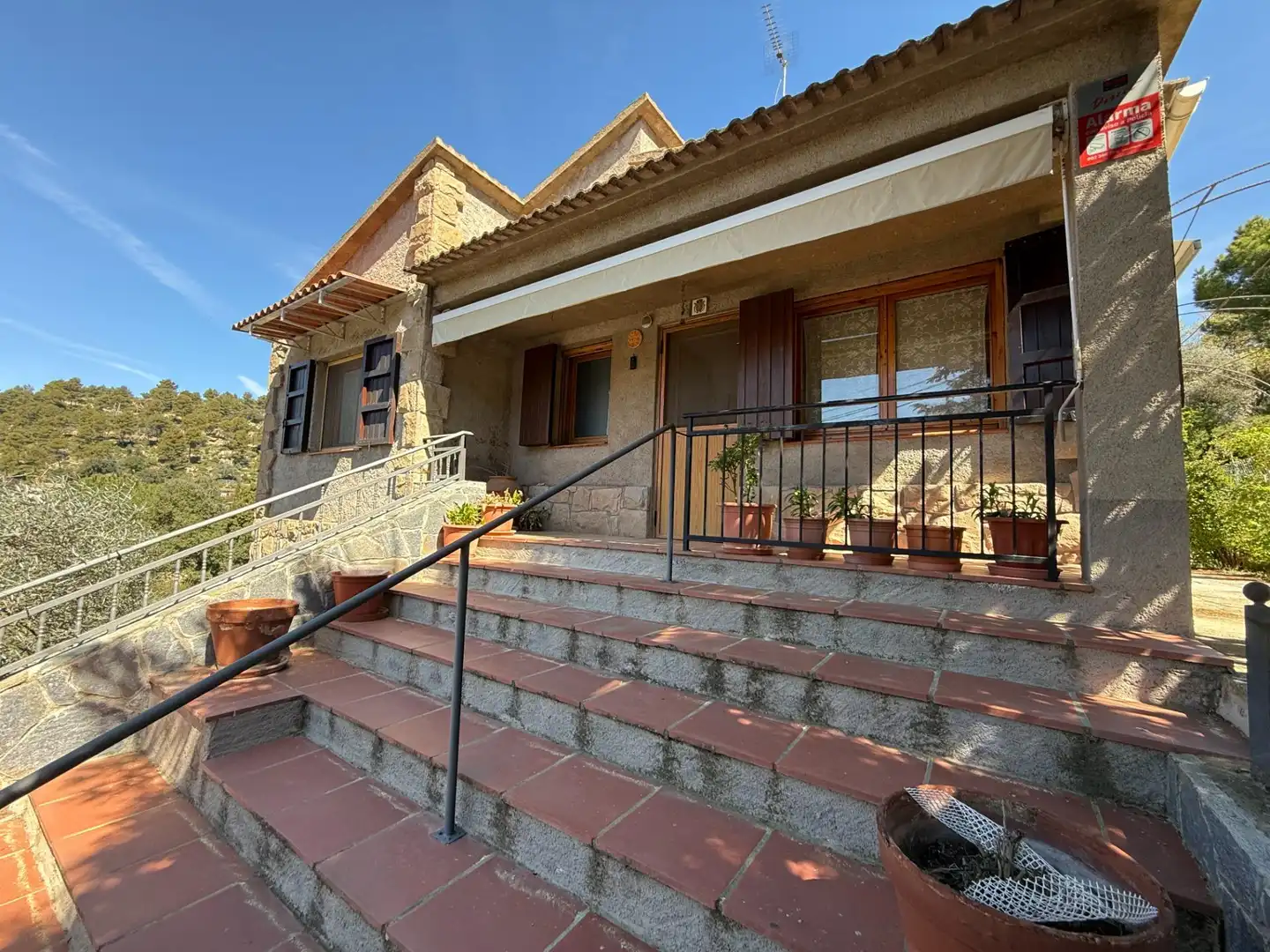 Vista exterior de Casa o chalet en venta en Talamanca con Calefacción, Jardín privado y Terraza