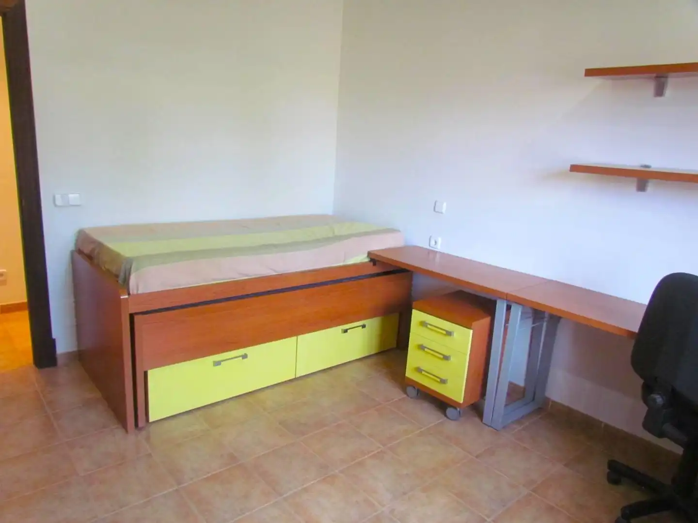 Habitación de Finca rústica de alquiler en Santa Eugènia con Aire acondicionado, Jardín privado y Terraza
