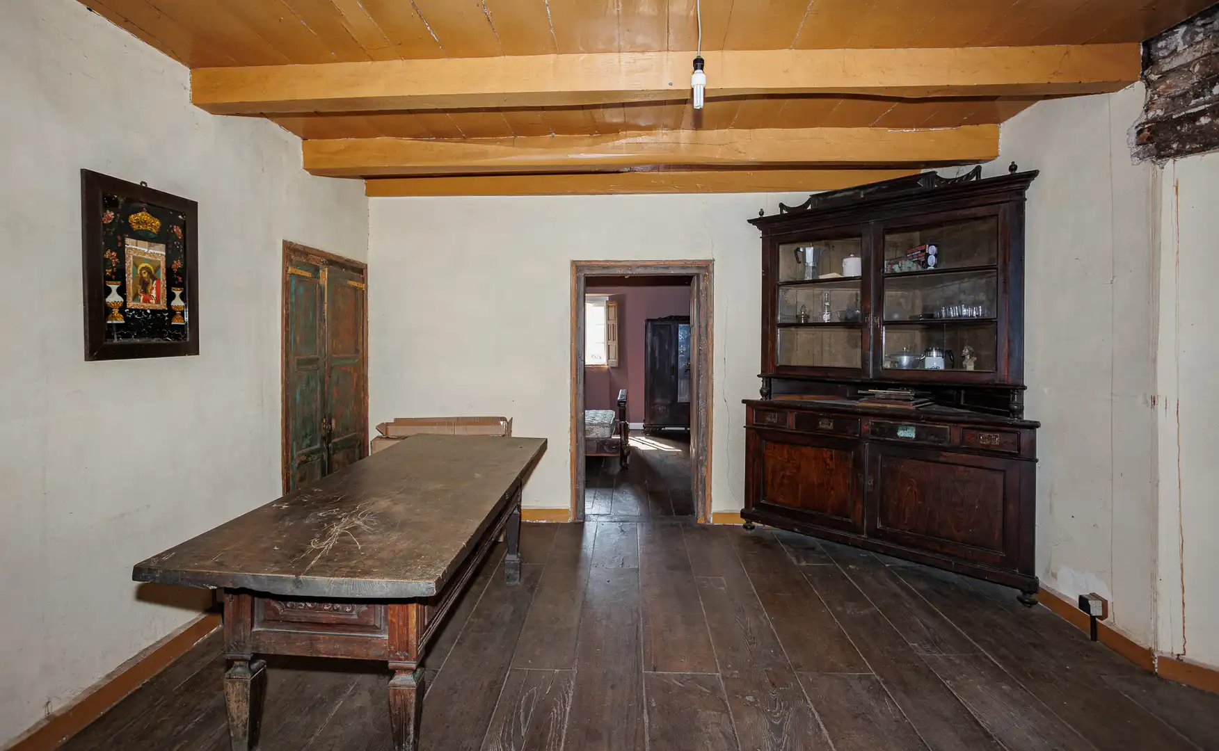 Comedor de Finca rústica en venta en A Fonsagrada  con Amueblado