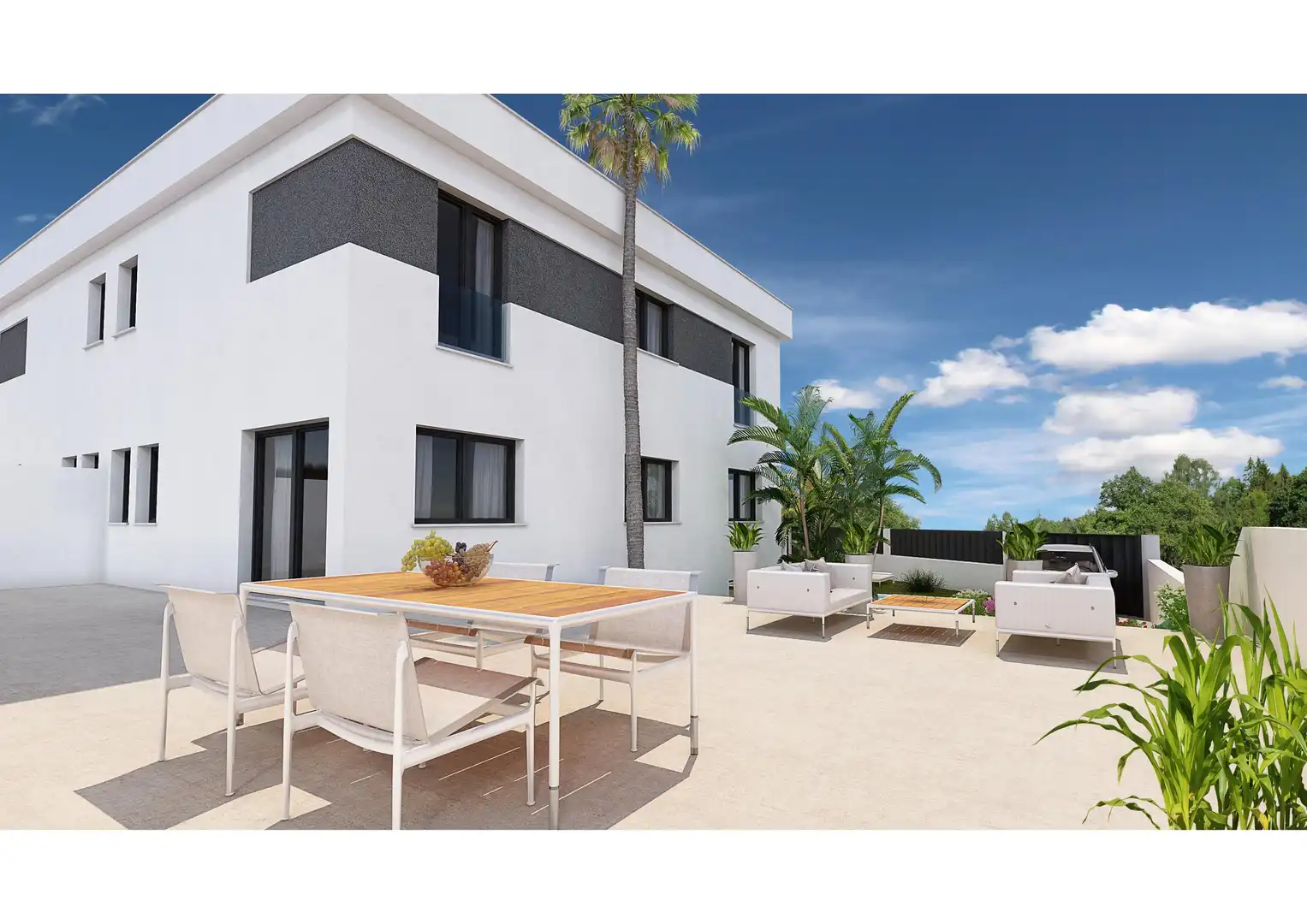 Terrassa de Casa adosada en venda en Alhaurín de la Torre amb Jardí privat, Terrassa i Piscina comunitària