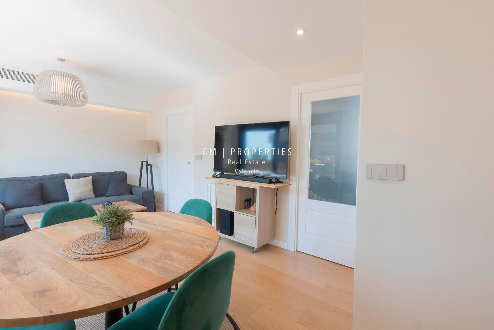 Sala d'estar de Àtic en venda en  Valencia Capital amb Aire condicionat, Calefacció i Terrassa